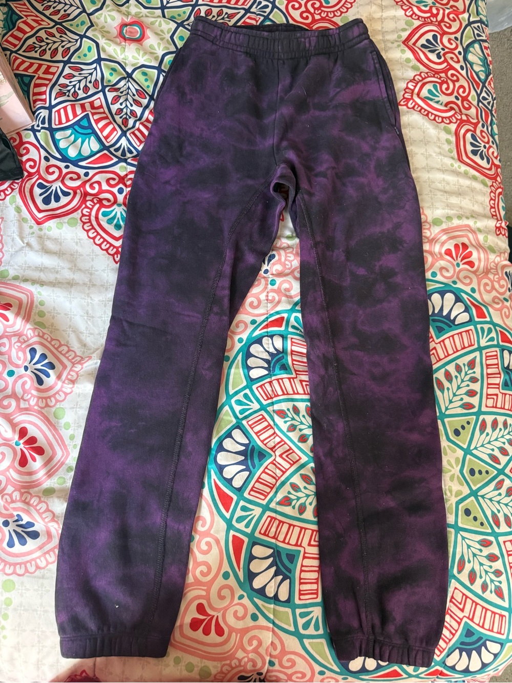 Tie-Dye Purple Jogger Sweatpants